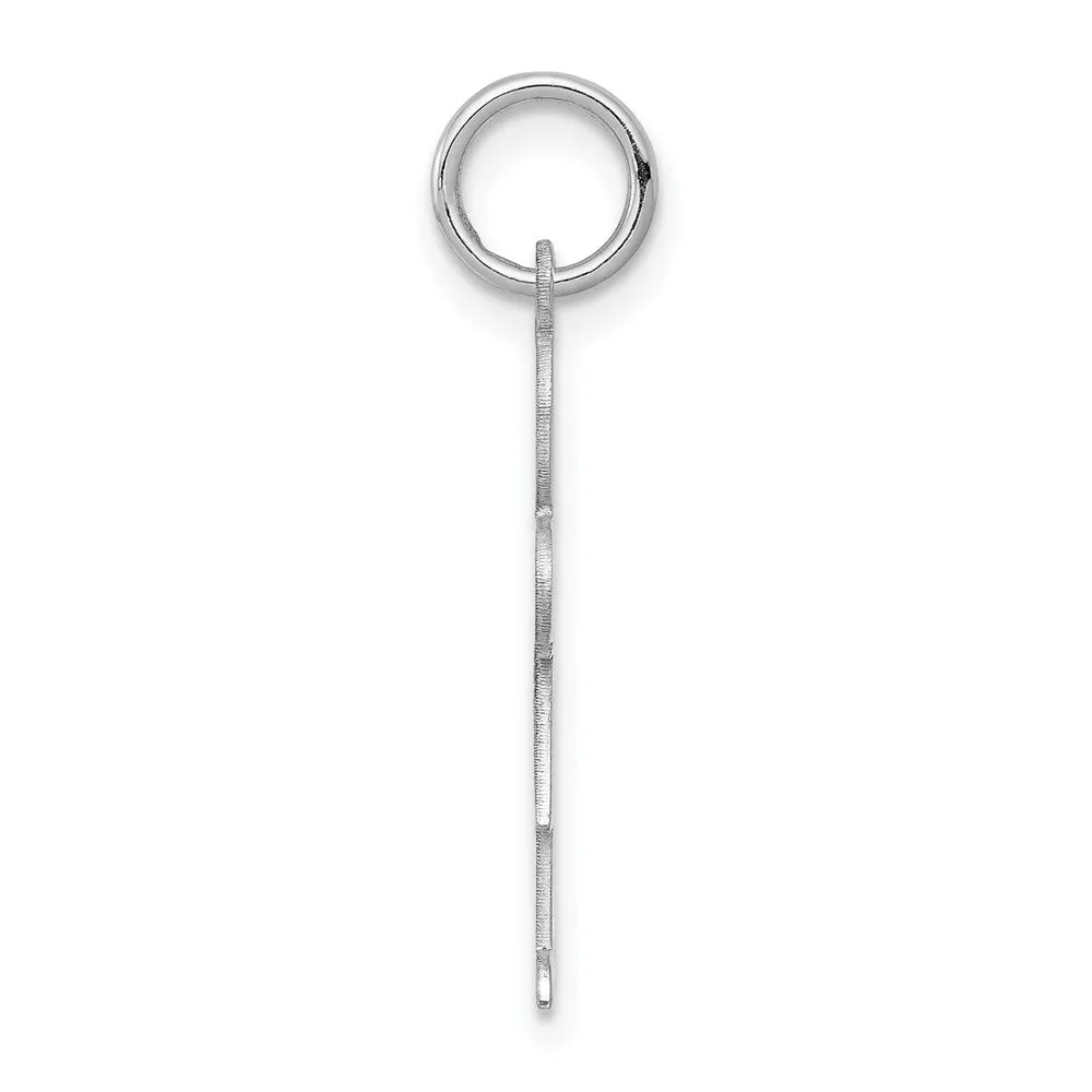 14k White Gold Kid Charm