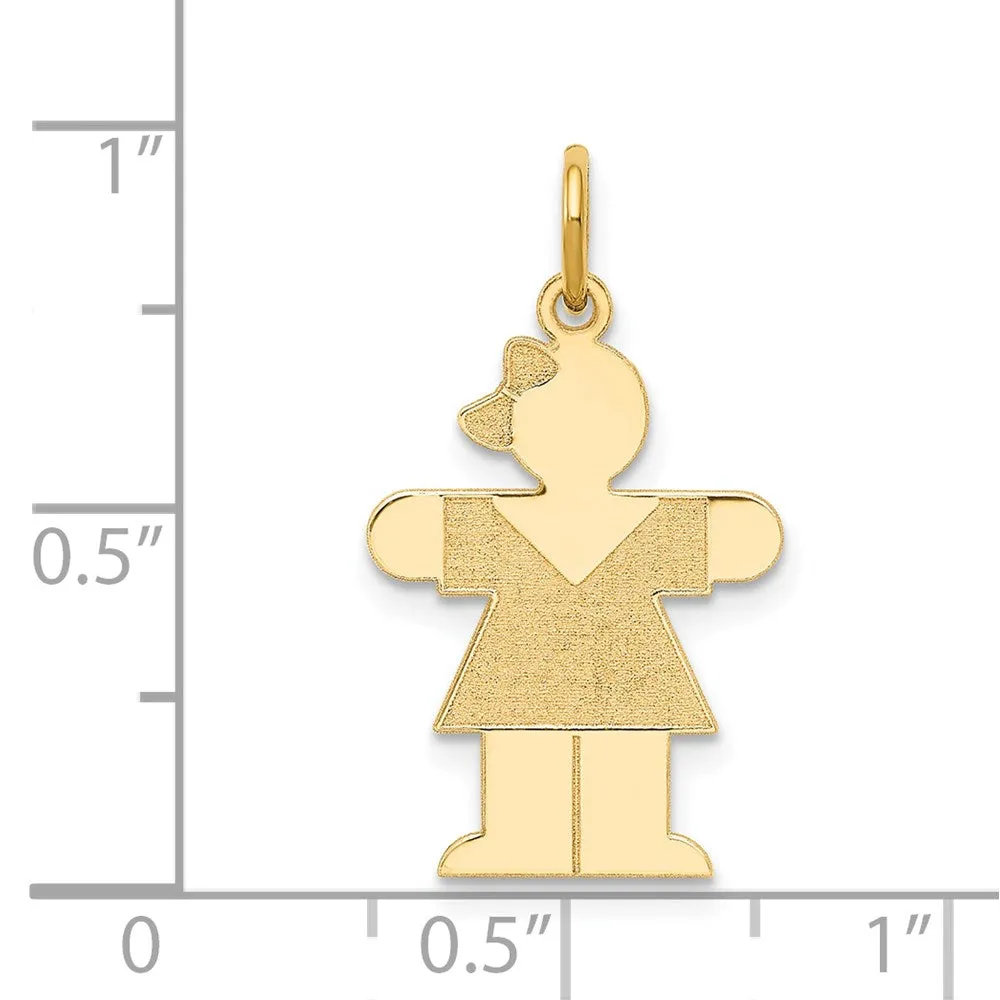 14k Yellow Gold Kid Charm