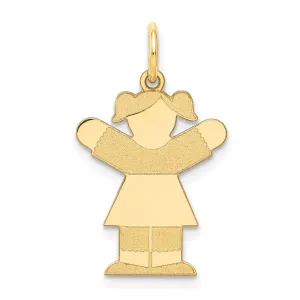 14k Yellow Gold Kid Charm