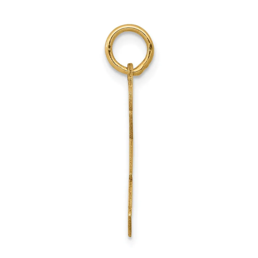 14k Yellow Gold Kid Charm