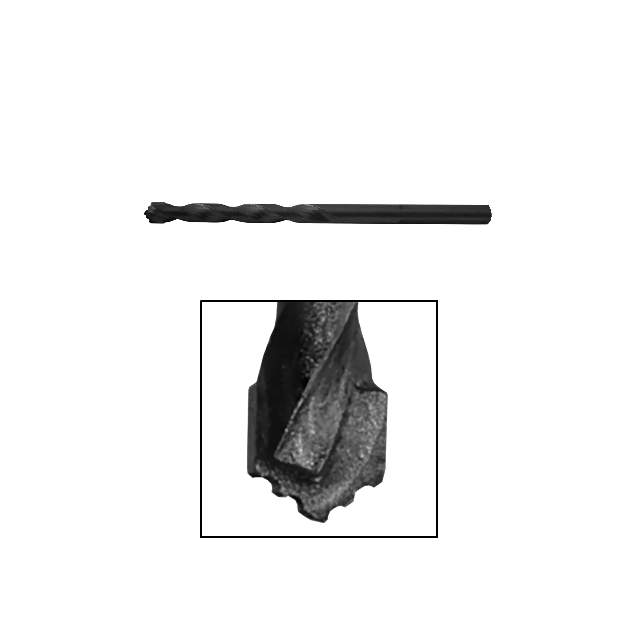 1/4" X 4" G.O.A.T. Carbide V-Tip Multi-Purpose Drill Bit