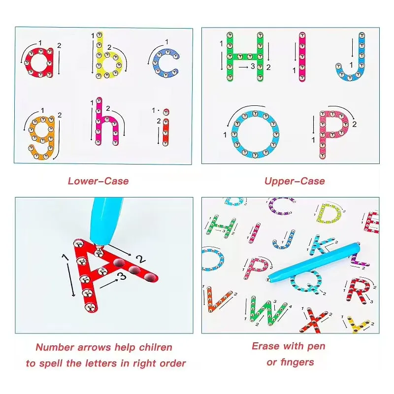 2-in-1 Double Sided Magnetic Alphabet Edition