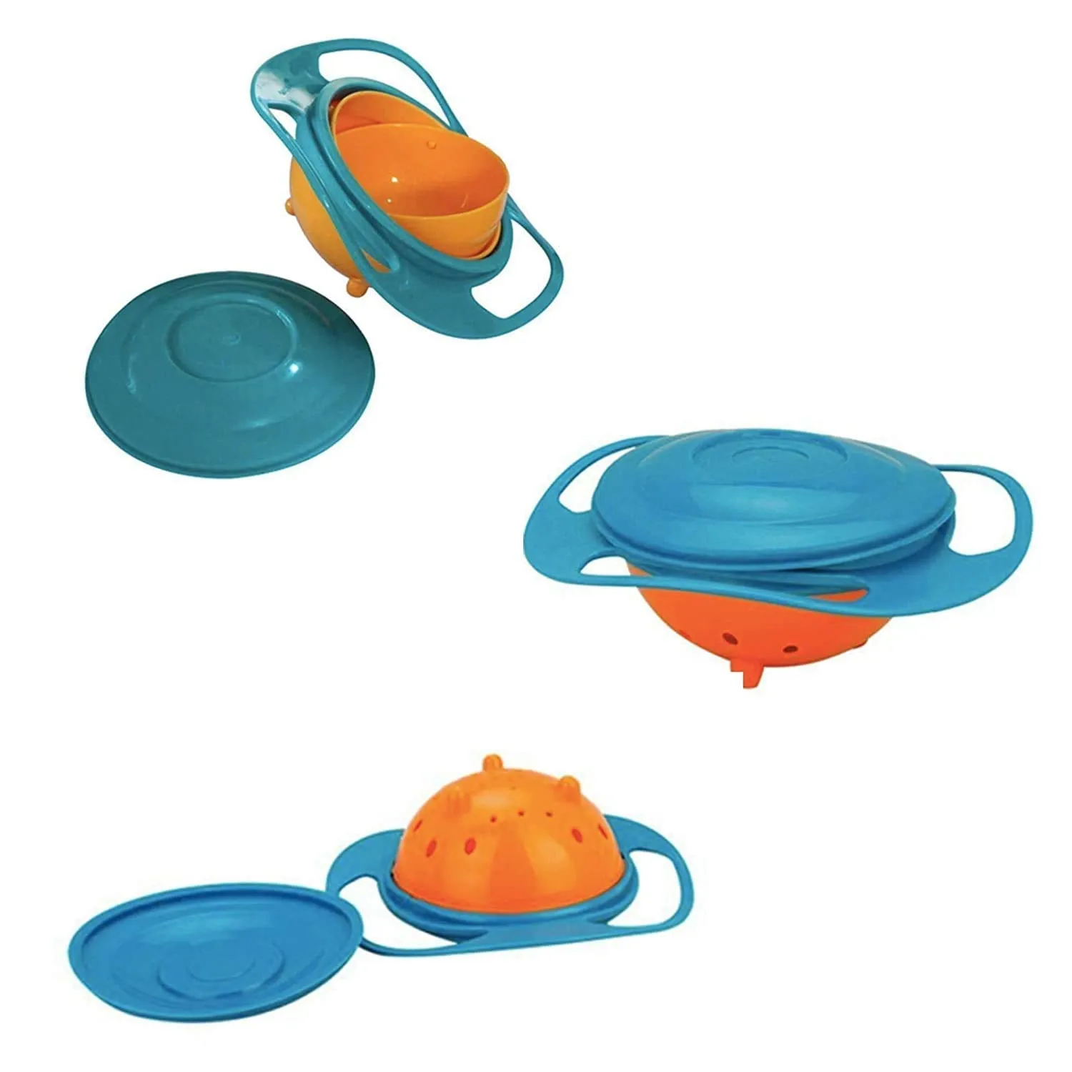 360 Rotate Spill & Kid Proof Bowl