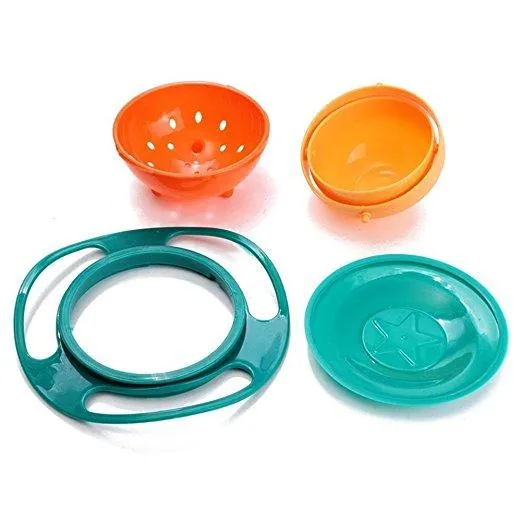 360 Rotate Spill & Kid Proof Bowl