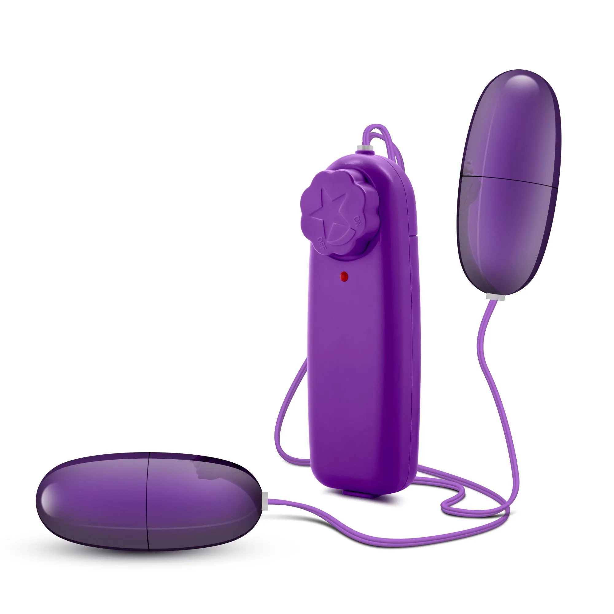 B Yours Double Pop Bullet Eggs - Plum