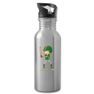Baseball Kid Player Water Bottle