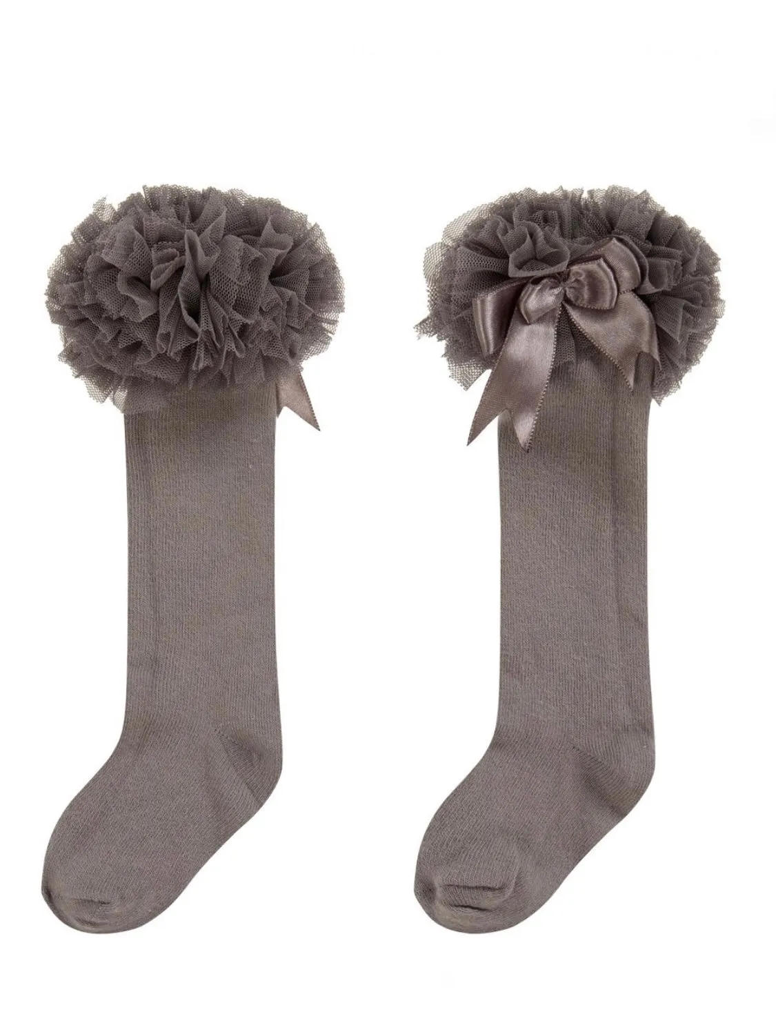 Beau Kid Tutu Socks - Grey