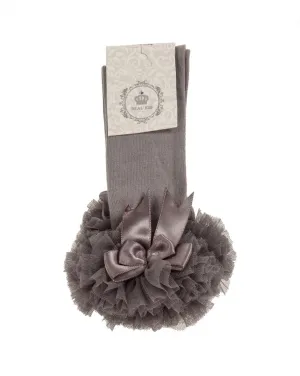 Beau Kid Tutu Socks - Grey