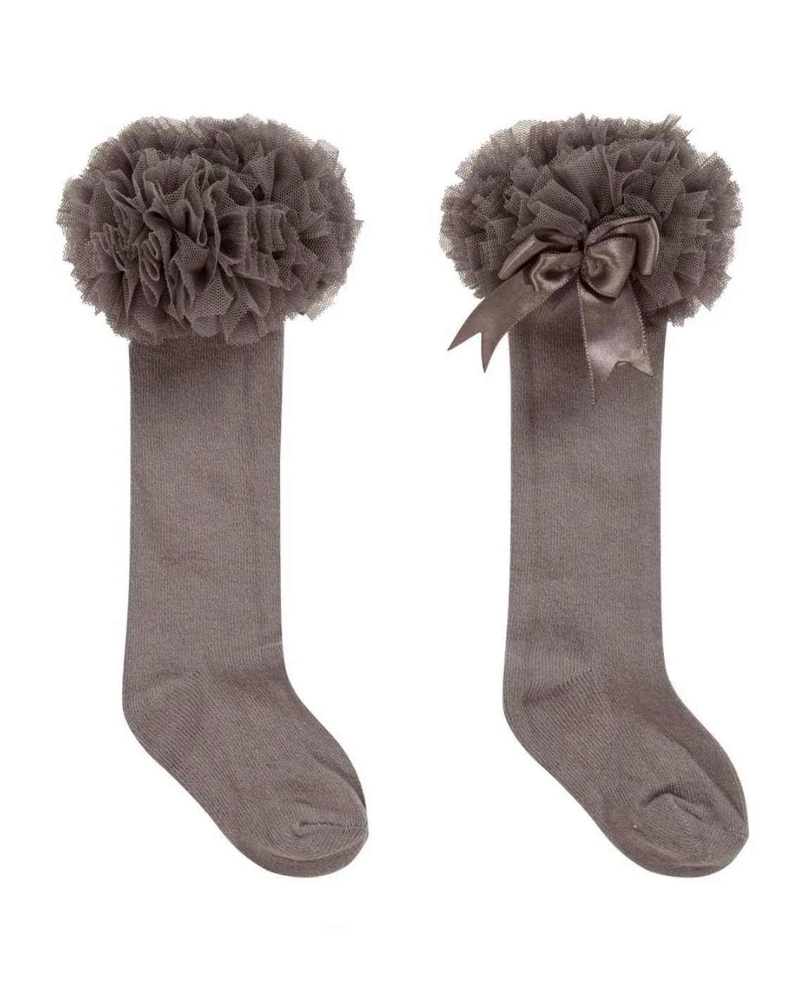 Beau Kid Tutu Socks - Grey