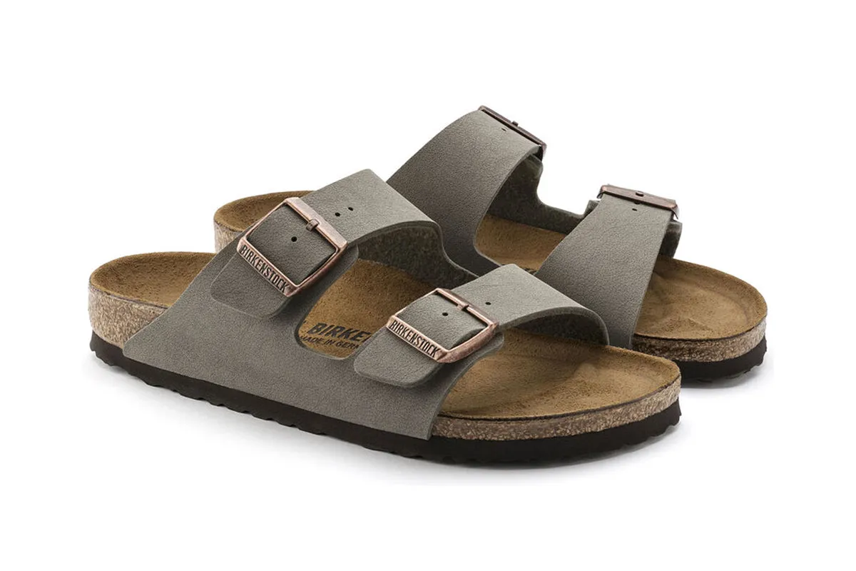 Birkenstock Arizona N Stone BirkiBuc Unisex