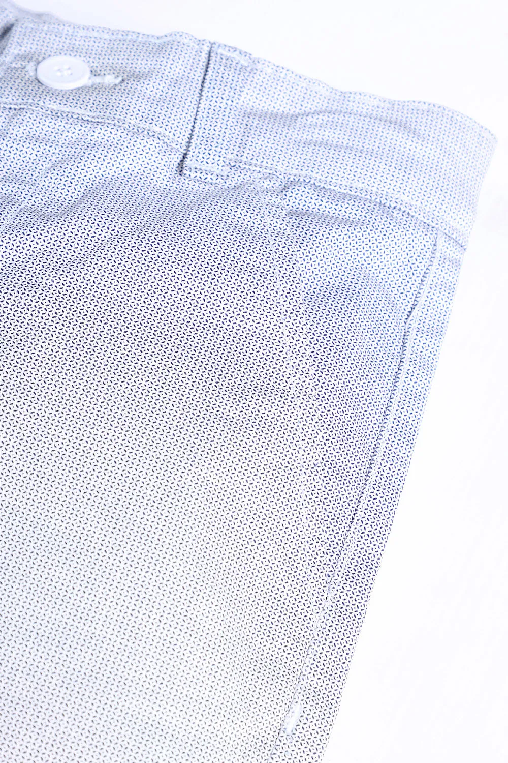 BOY'S OFF WHITE PRINTED CHINO PANT