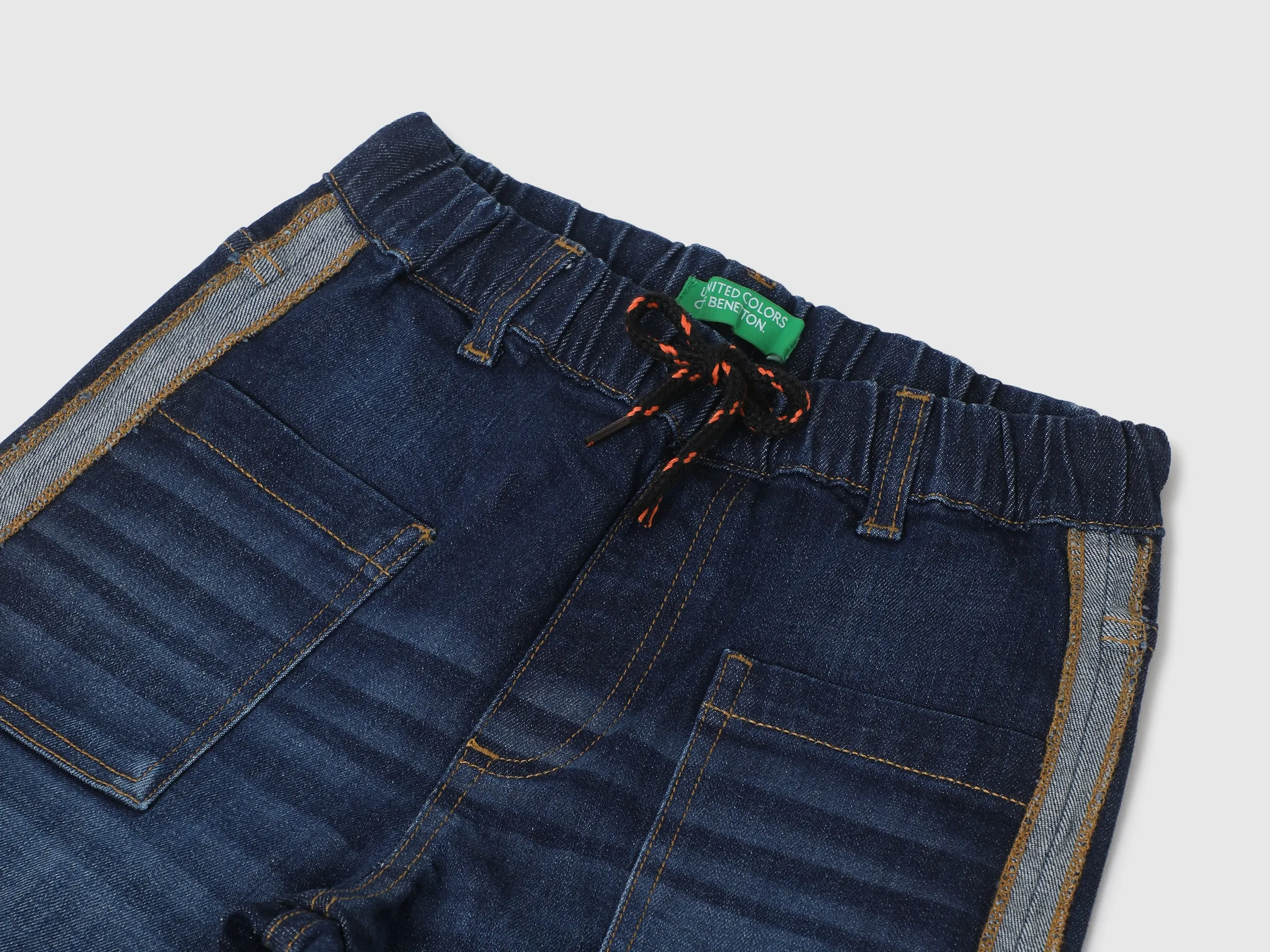 Boys Solid Baggy Fit Jeans
