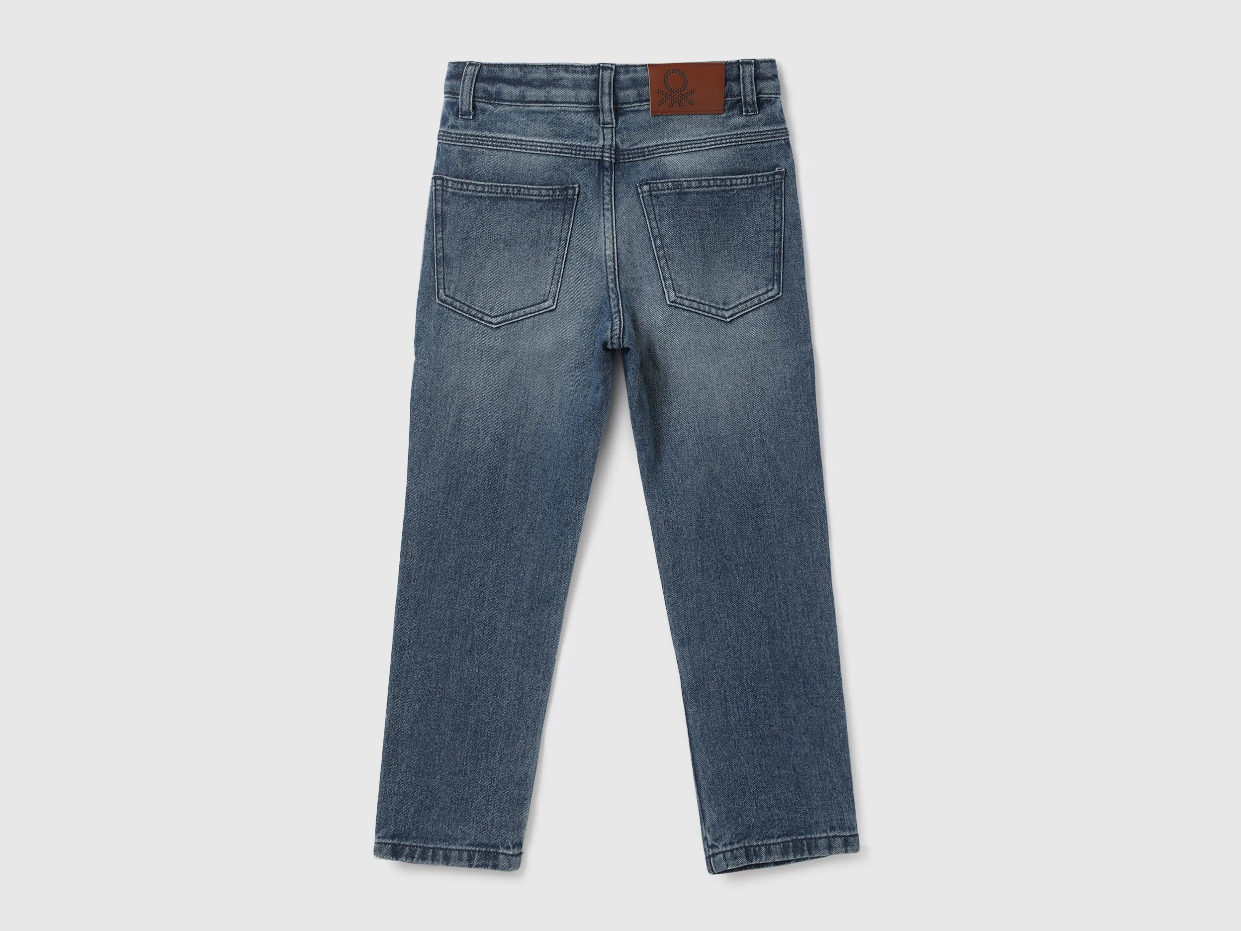 Boys Solid Loose Fit Jeans