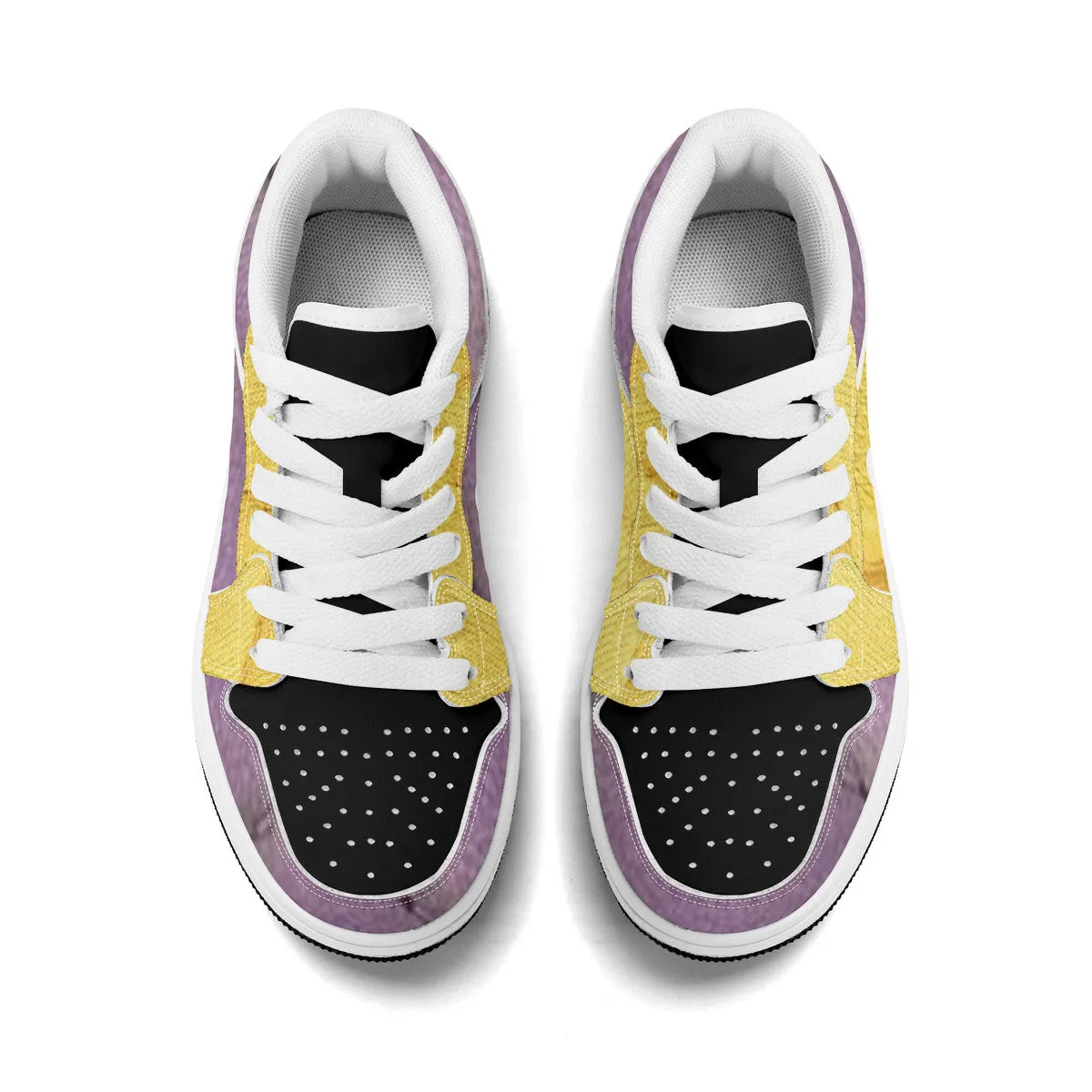 Bushae Sneakers Massive bargain Synthetic Children Low-Top Leather Best-price offer Money