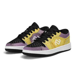 Bushae Sneakers Massive bargain Synthetic Children Low-Top Leather Best-price offer Money