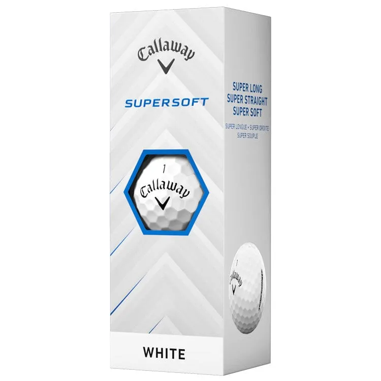 Callaway 2025 Supersoft White Golf Balls 12Pk