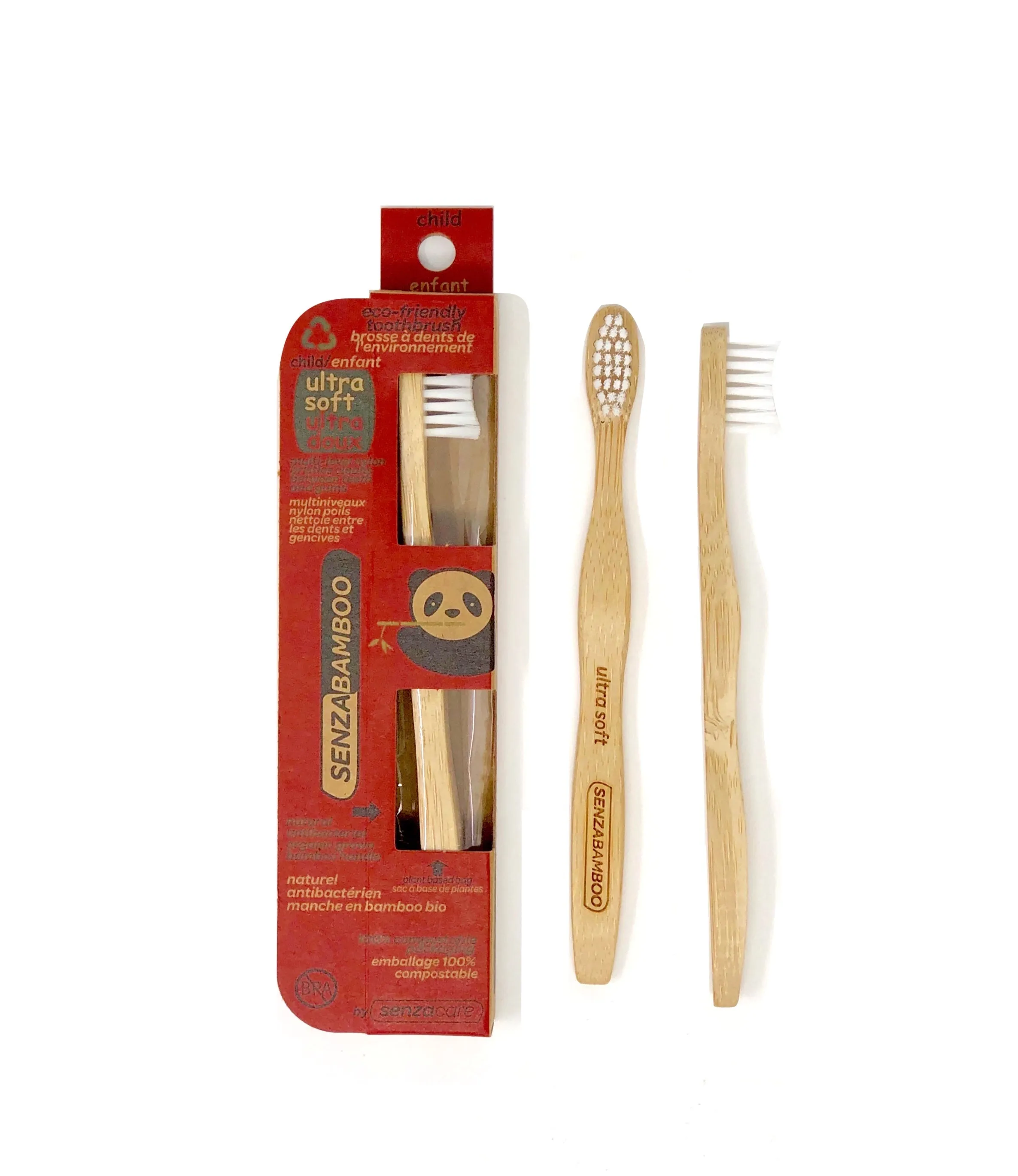 Child Ultra Soft Eco-Friendly Bamboo Toothbrush