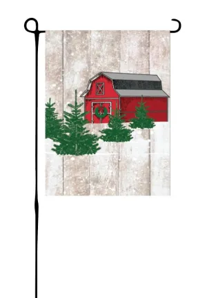 Christmas Tree Farm Garden Flag