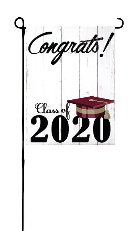 Class of 2020 - Maroon & Gold - Garden Flag