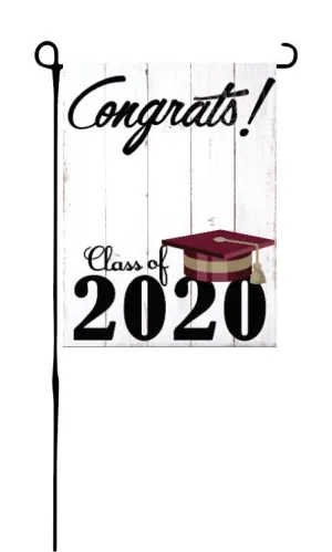 Class of 2020 - Maroon & Gold - Garden Flag
