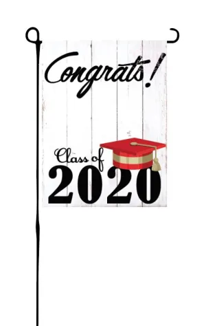 Class of 2020 - Red & Gold - Garden Flag