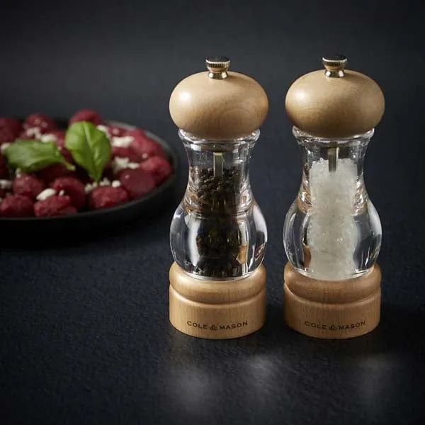 Cole & Mason Classic Salt & Pepper Mill 160MM H755280 Set Of 2