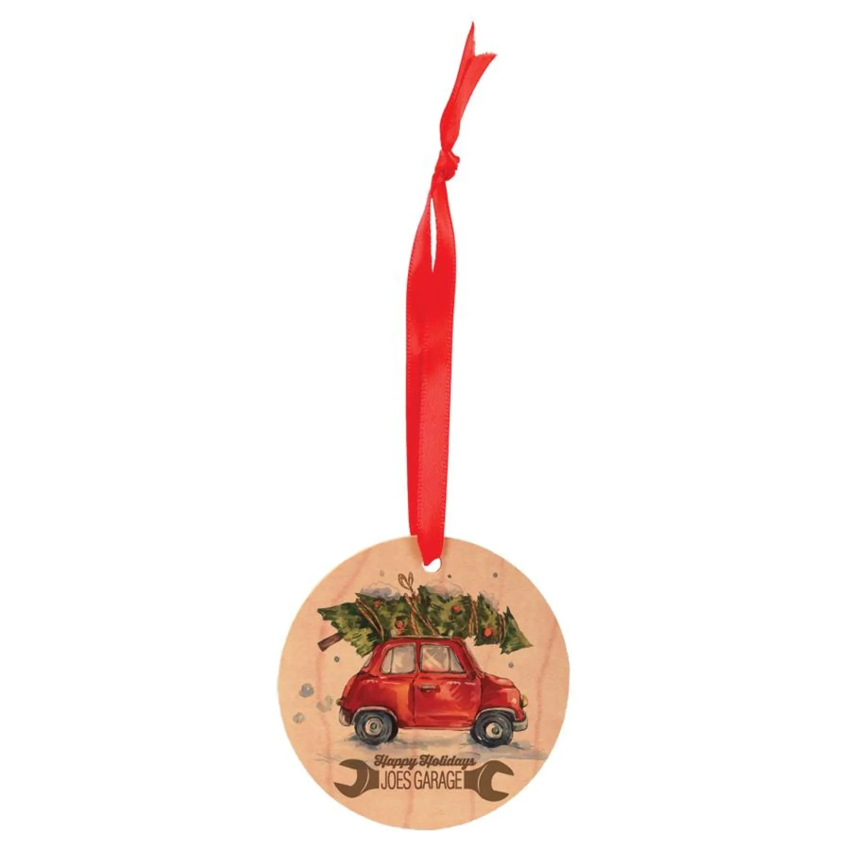 Color Maple Wood Ornaments