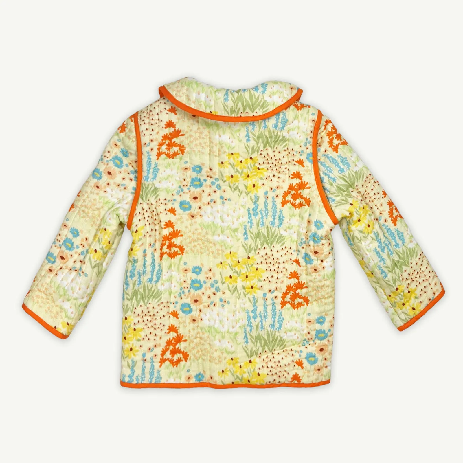 Convertible Quilted Print Jacket - Meadow
