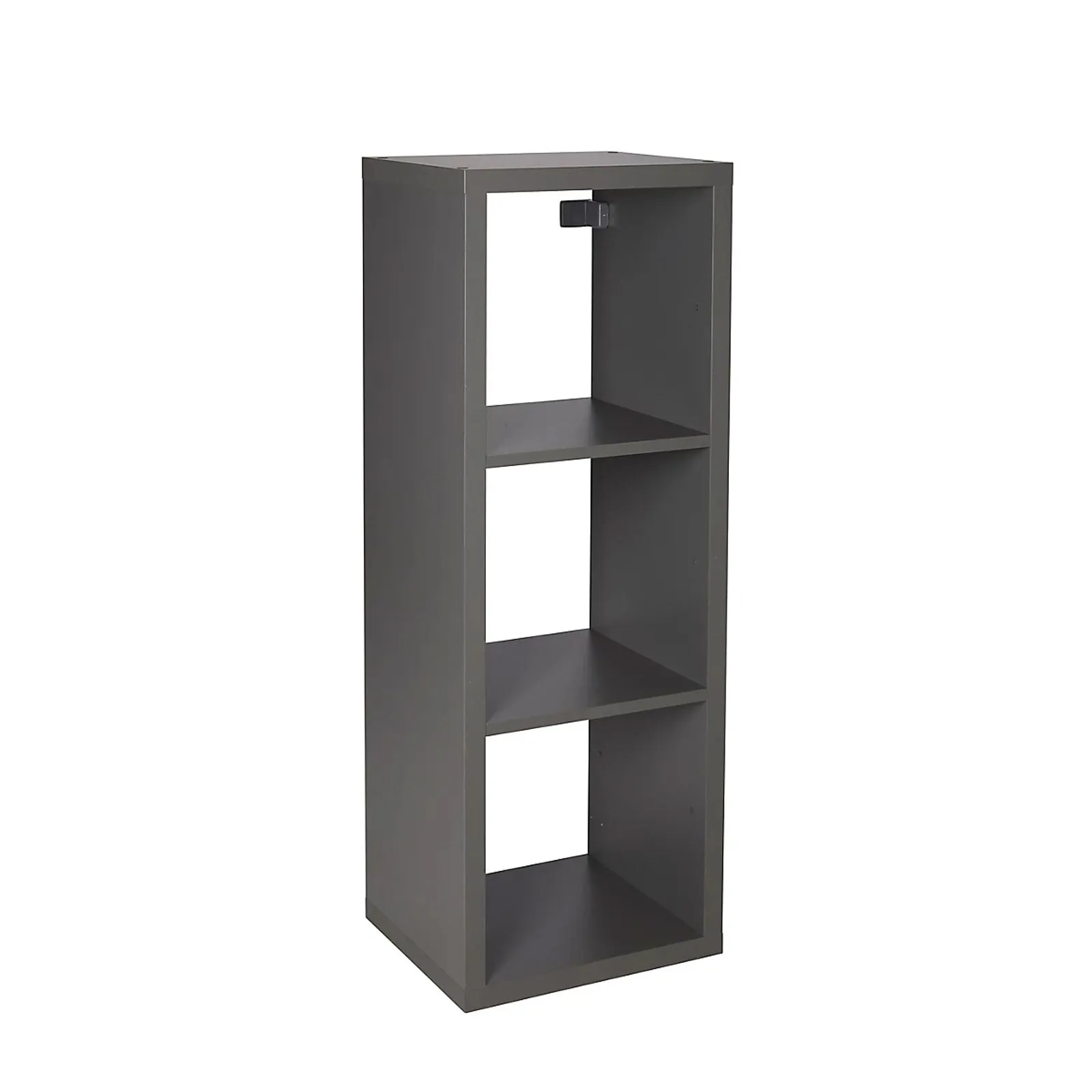 Cube Storage Unit Shelving Freestanding Grey Display Bookcase 39X33X108CM