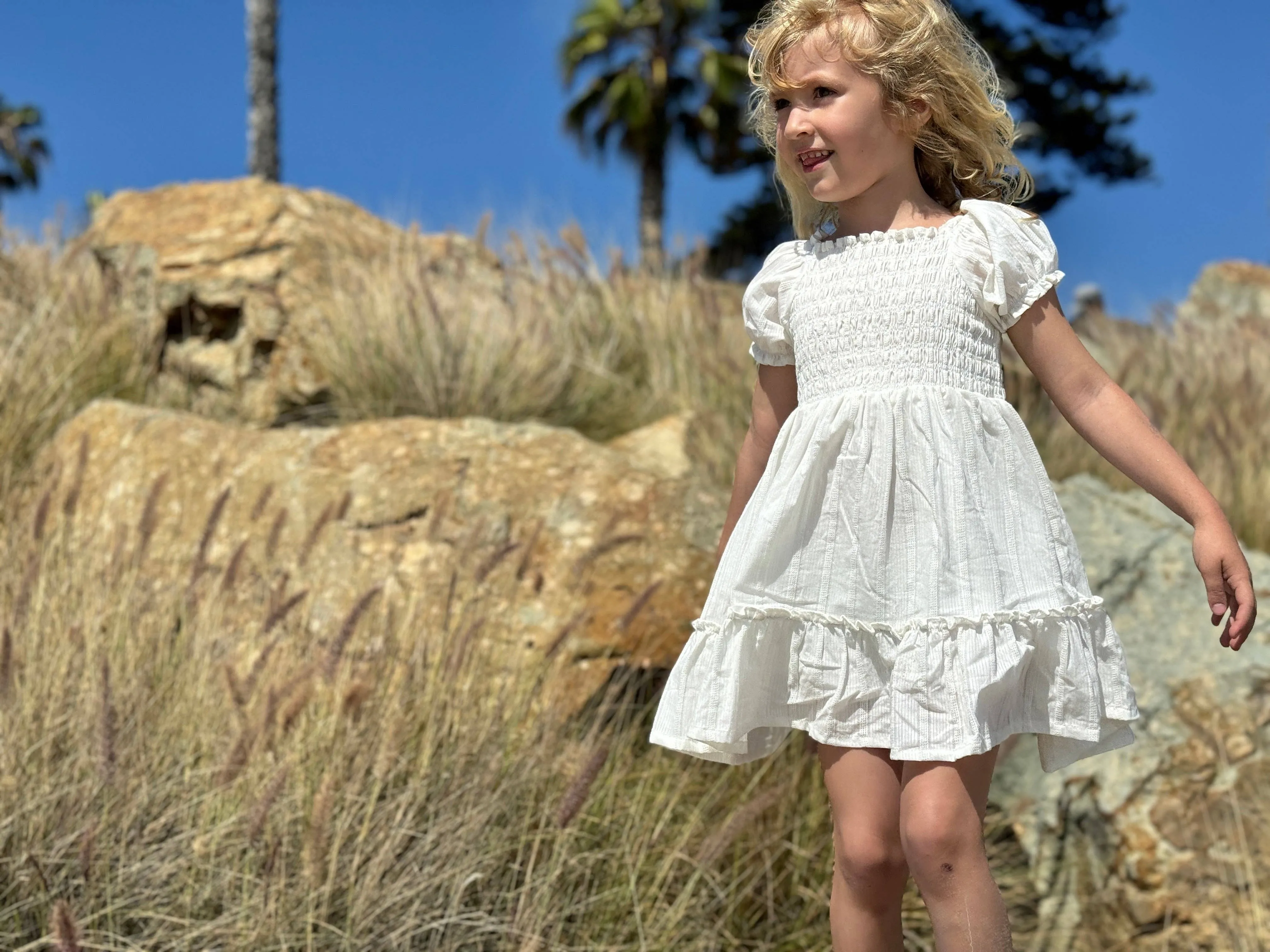 Dehlia Dress in Ivory