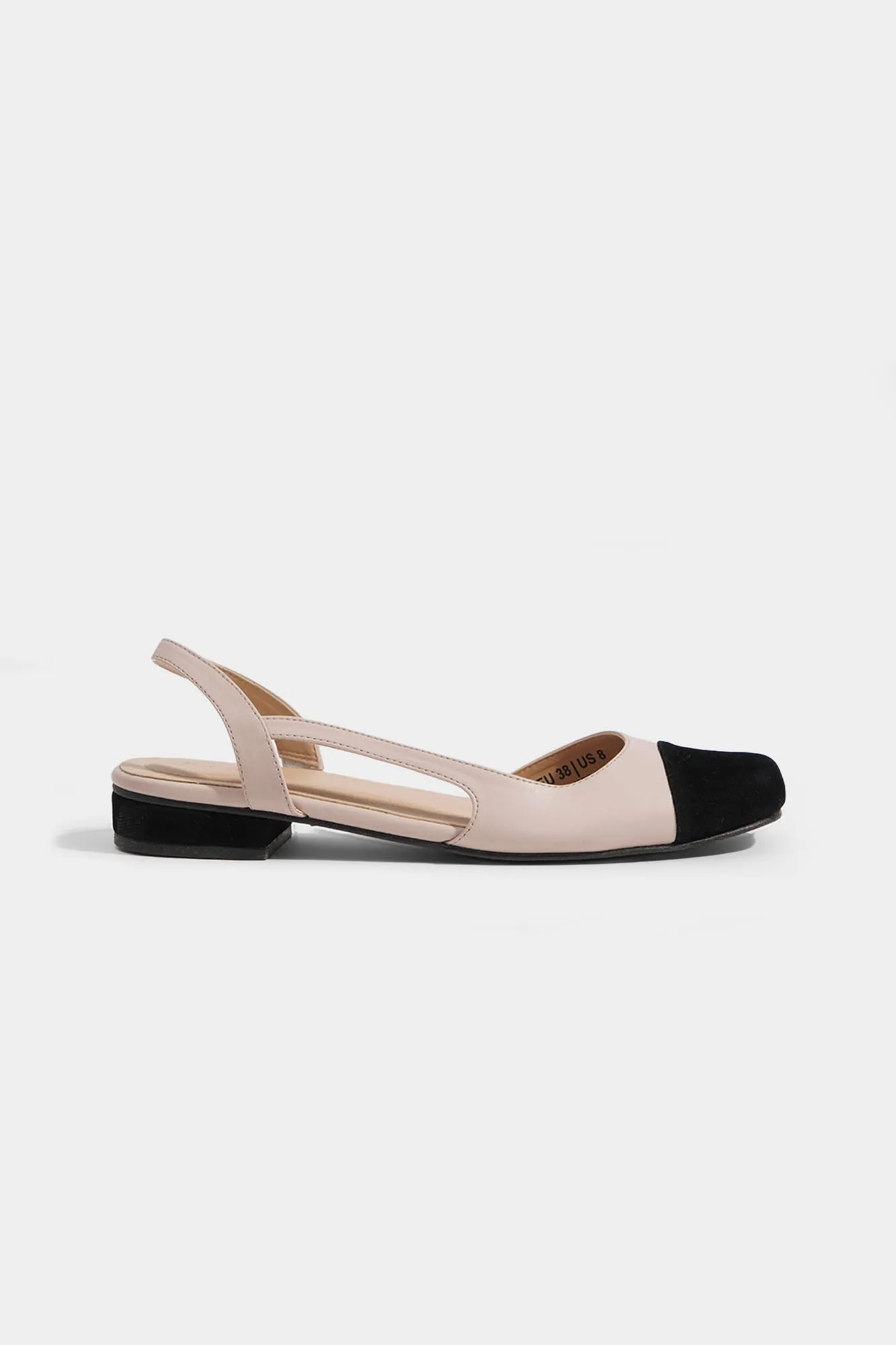 Duo Tone Pointed Toe Easy Soles Sandals