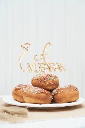 Eid Mubarak Cake Toppers