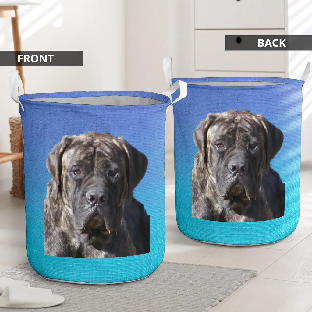 English Mastiff Laundry Basket - Brindle