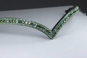 Equiture Alternating Olivine/Smoked sapphire/Chrysolite - Pony, V shape, Havana