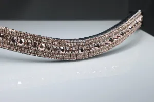 Equiture Rose Gold megabling curve browband