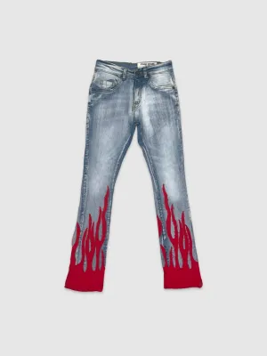 EVO-330113K-Kid's Live Fast Denim Jeans