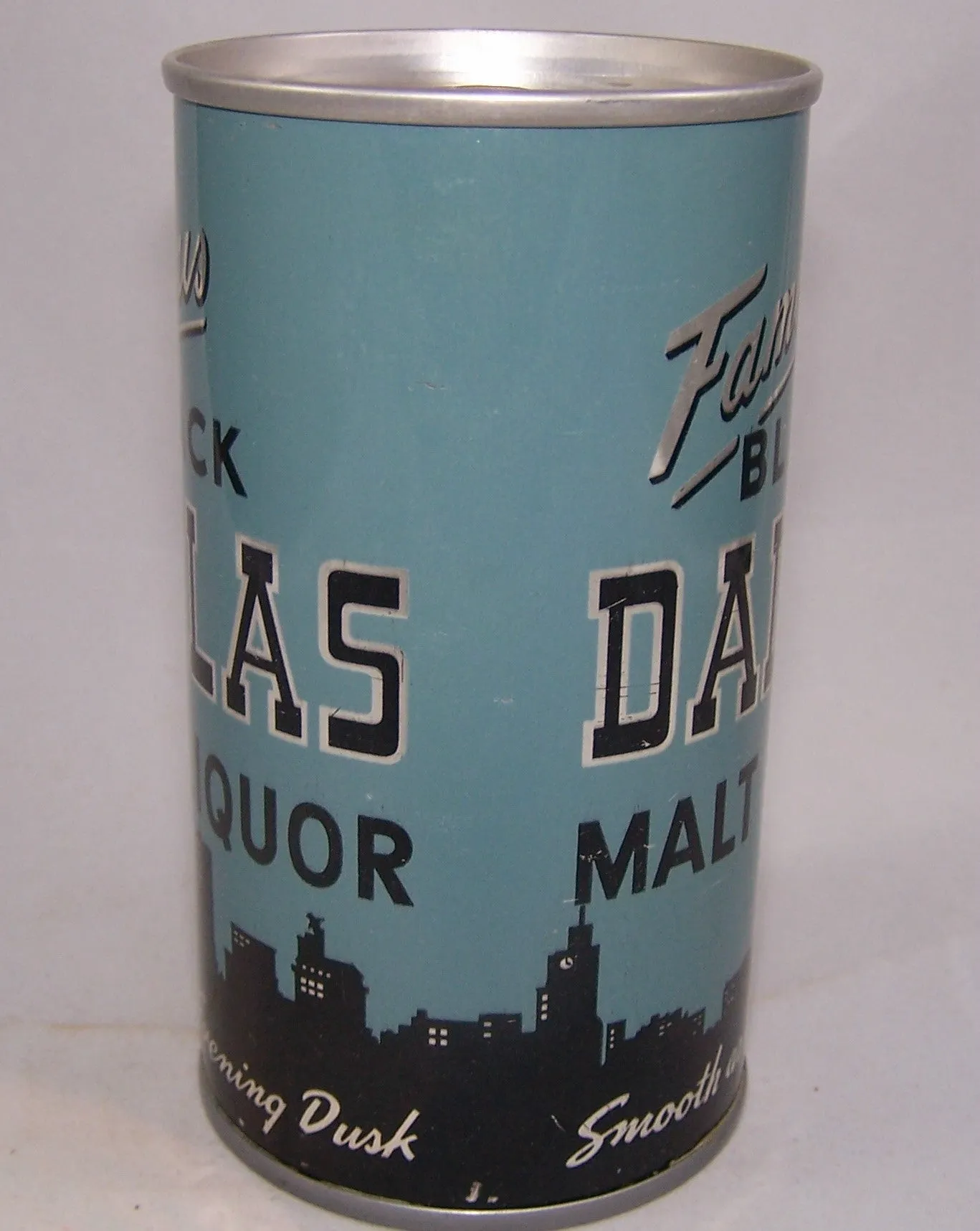 Famous Black Dallas Malt Liquor, USBC II 40-32, Grade 1/1  Sold 7/19/16
