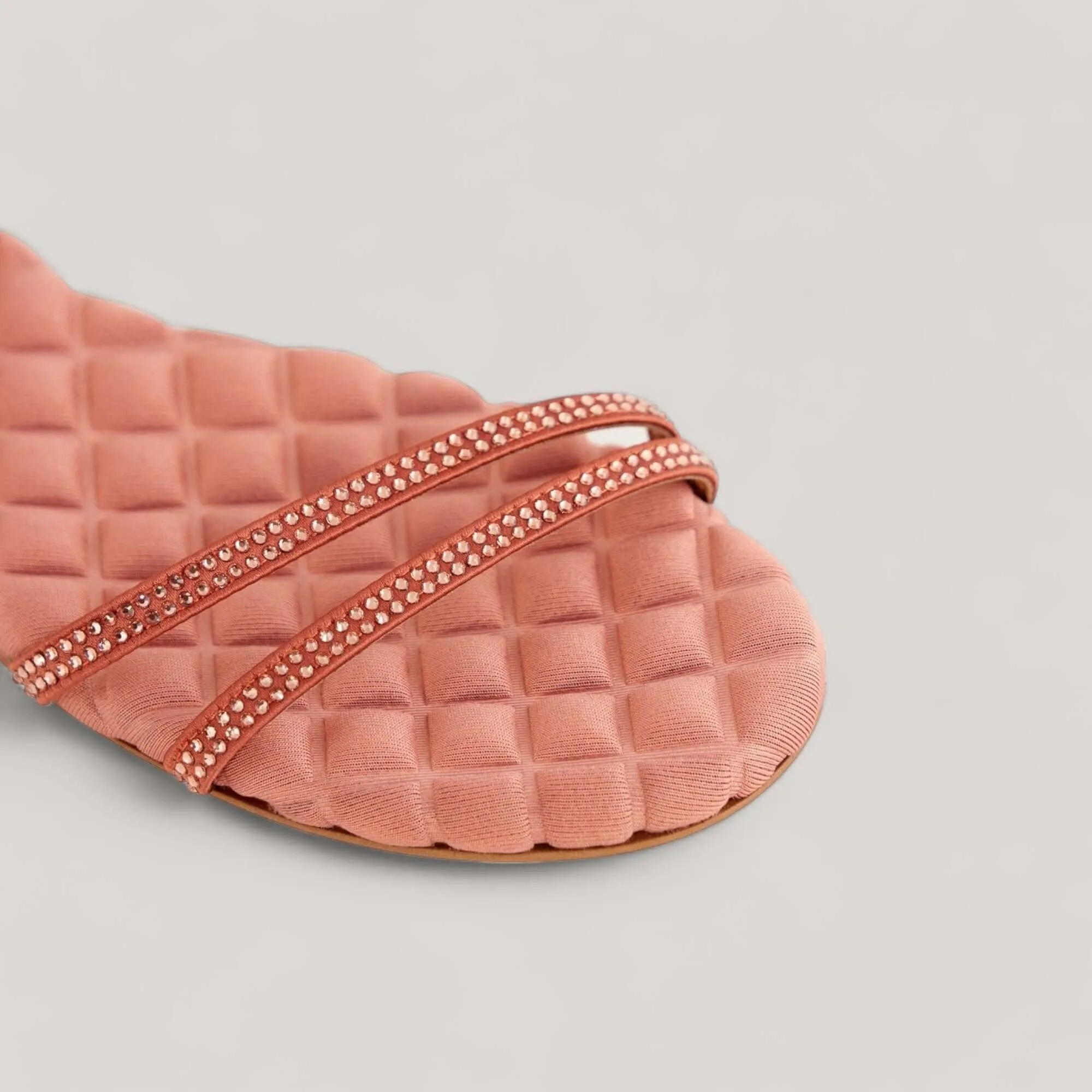 FAYE | Antique Rosé Crystal - Sandals