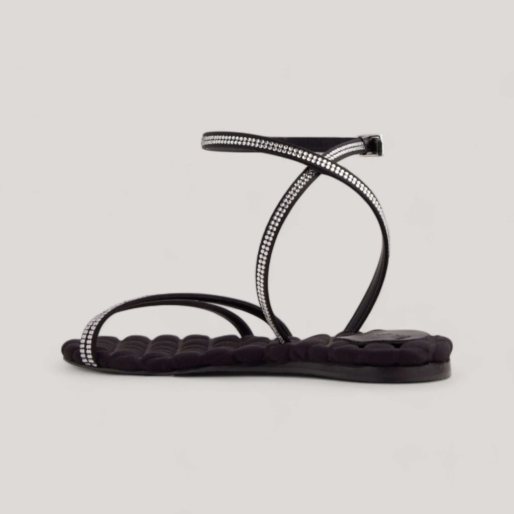 FAYE | Black Crystal - Sandals