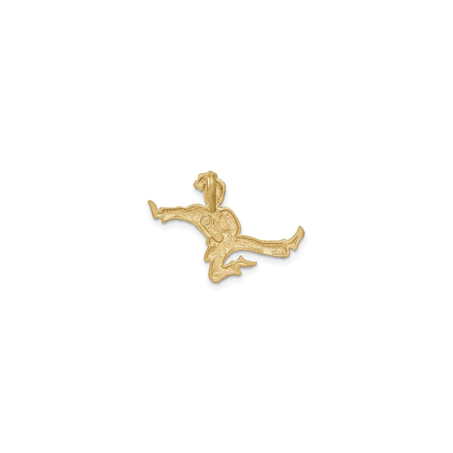 Female Karate Kid Pendant (14K)