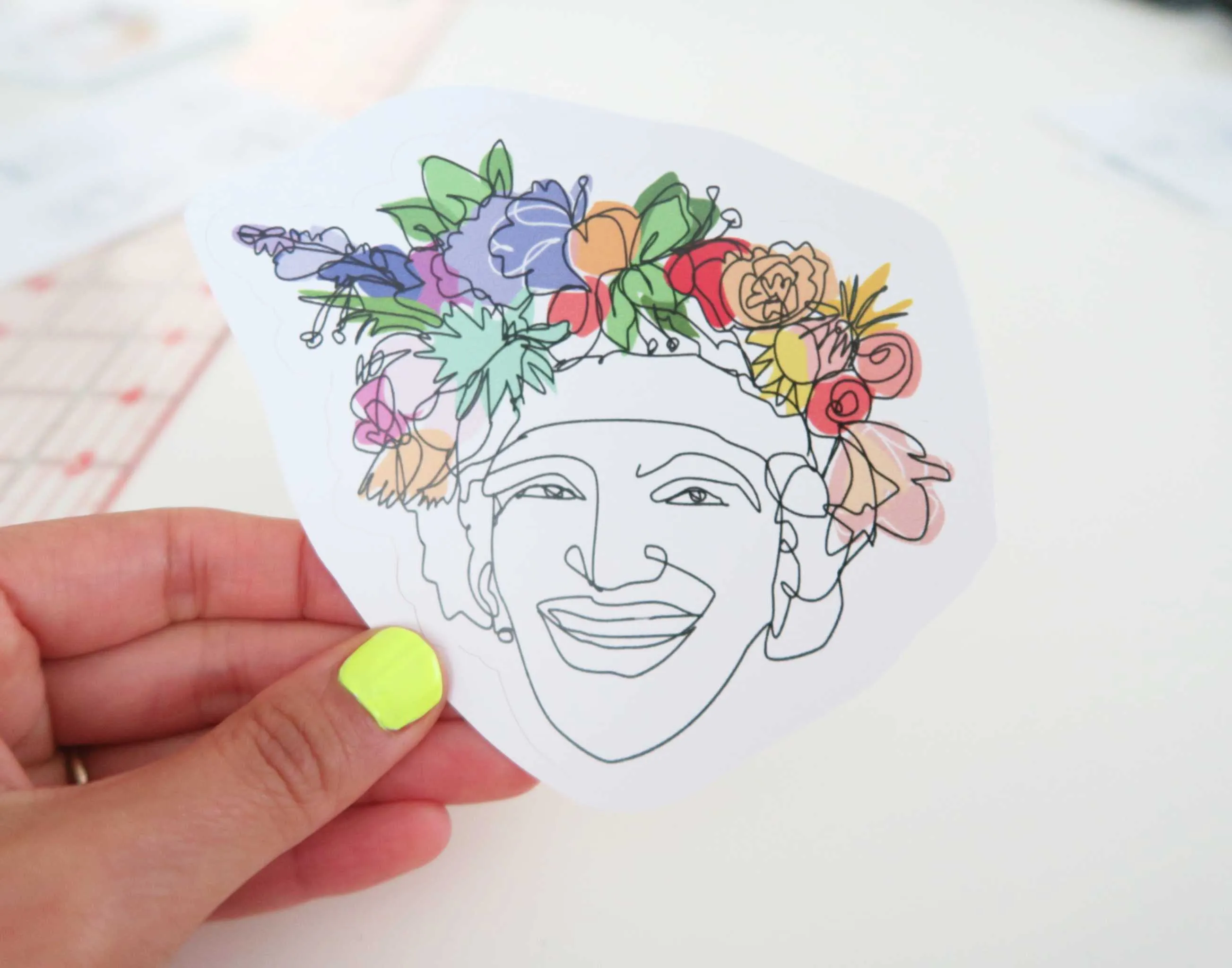 Flowers for Marsha Sticker