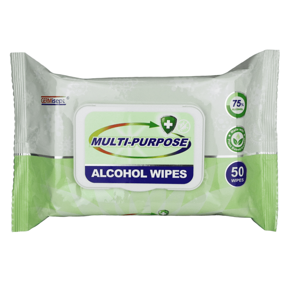 Germisept Multi-Purpose Alcohol Wipes 50 Pack
