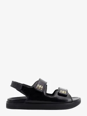 Givenchy Leather Sandals With 4g Metal Details