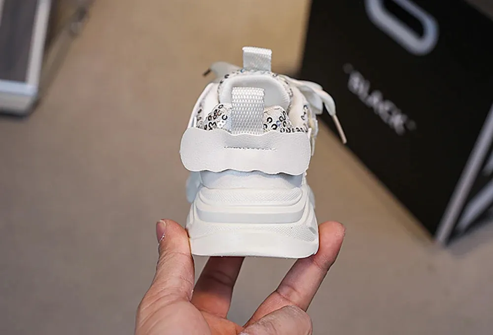 Glitter Princess Luxury Sport Shoes for Girls