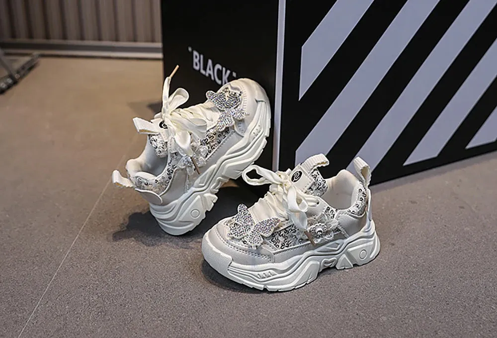 Glitter Princess Luxury Sport Shoes for Girls