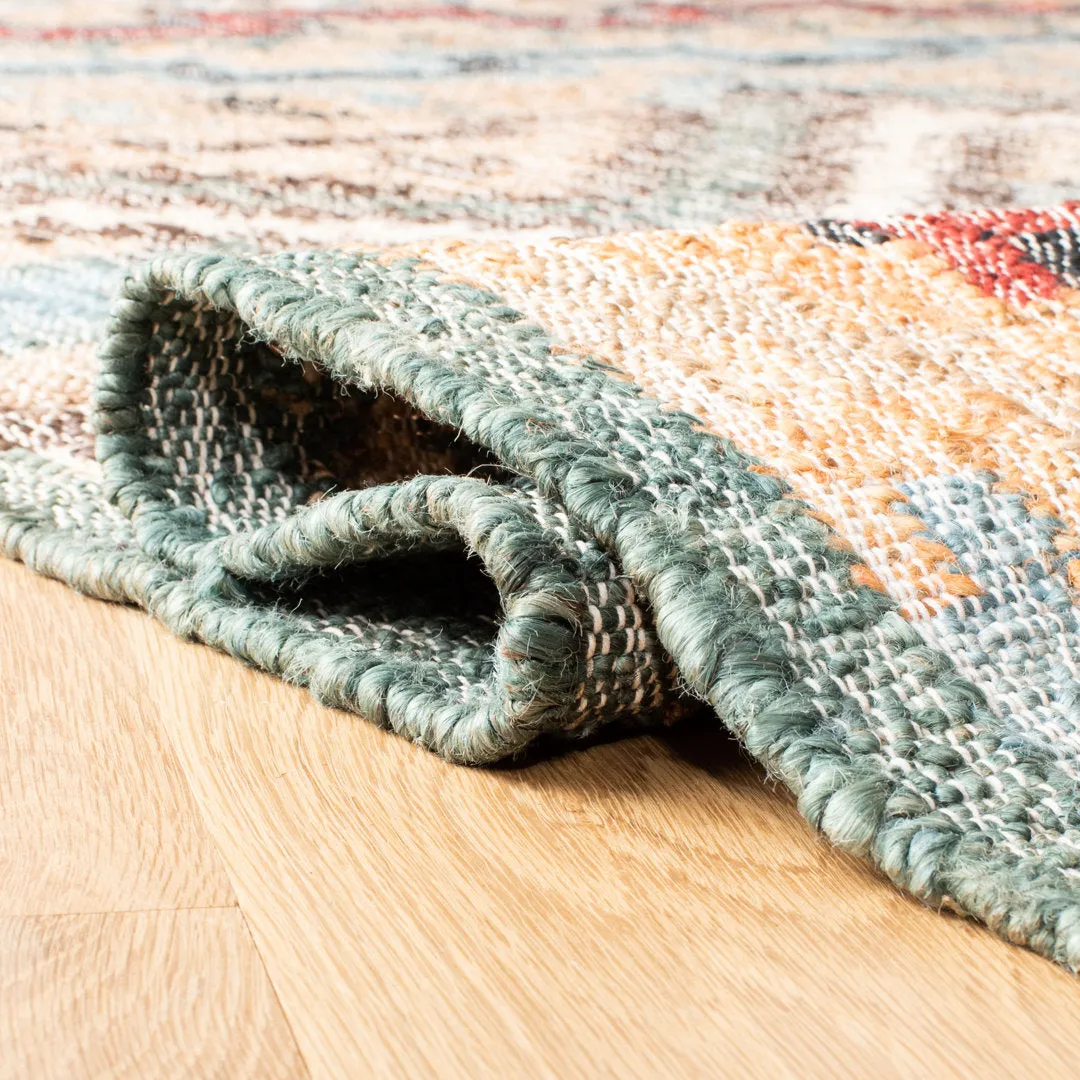 Glynda Southwestern Handmade Flatweave Jute Tan Area Rug The Twillery Co.® Rug Size: Rectangle 2'3" x 5'