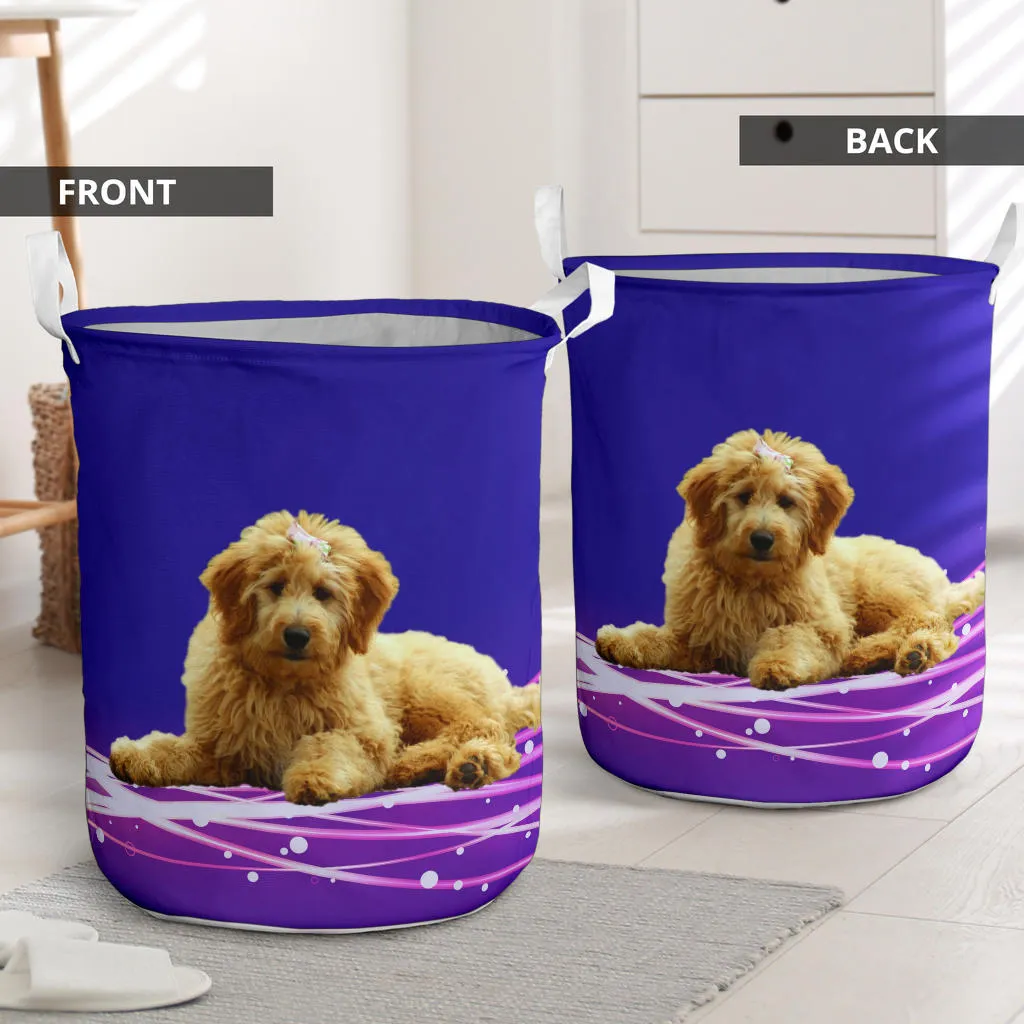 Goldendoodle Laundry Basket 2