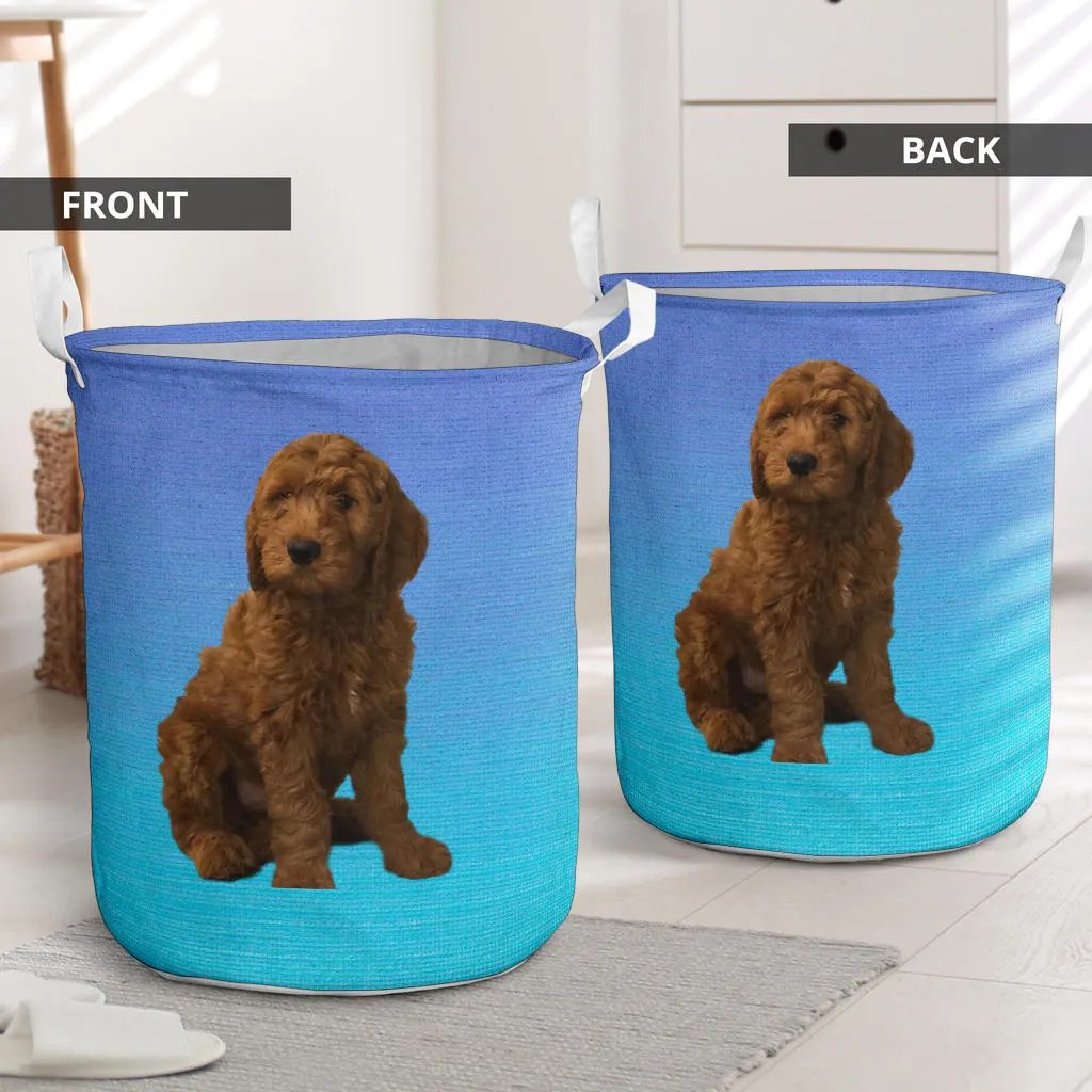 Goldendoodle Laundry Basket