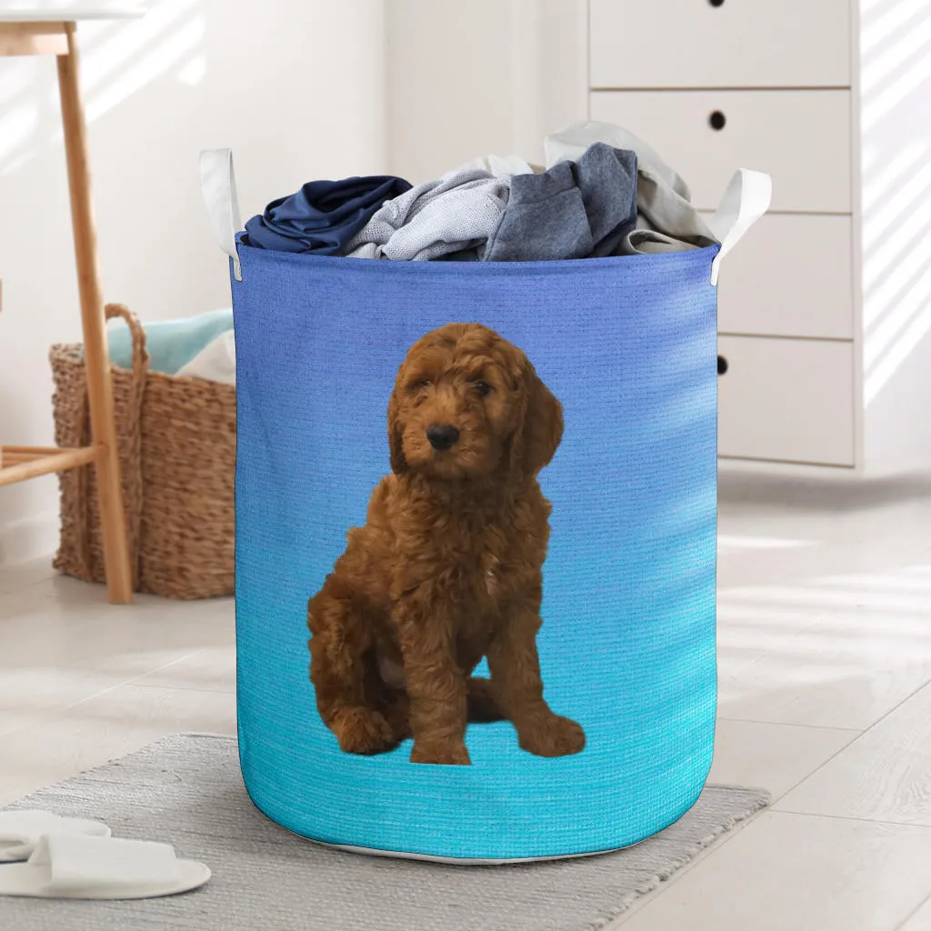 Goldendoodle Laundry Basket