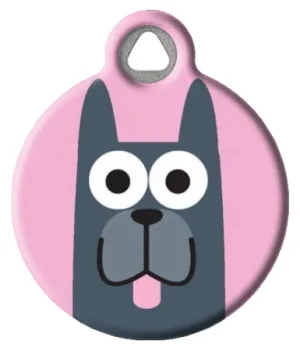 Great Dane Girl Dog ID Tag